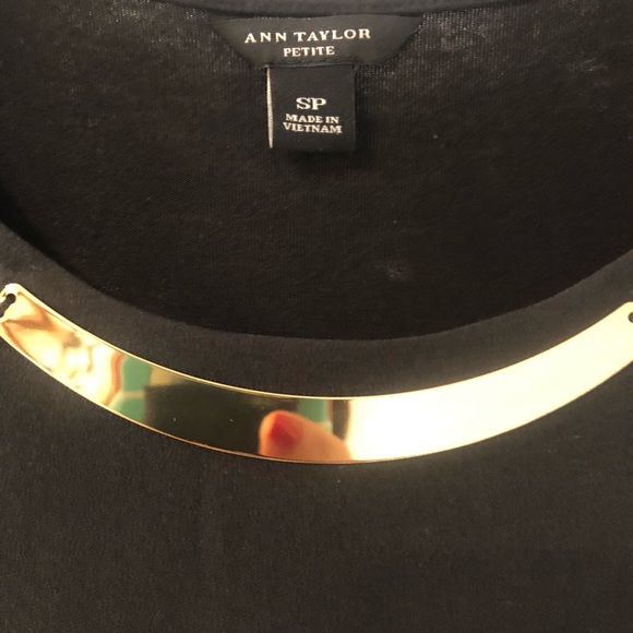 Ann Taylor SP black top - Picture 2 of 2